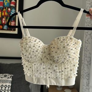 Bridal crop top - Bachelorette party perfect!